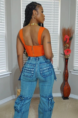 Tangerine Tease Corset